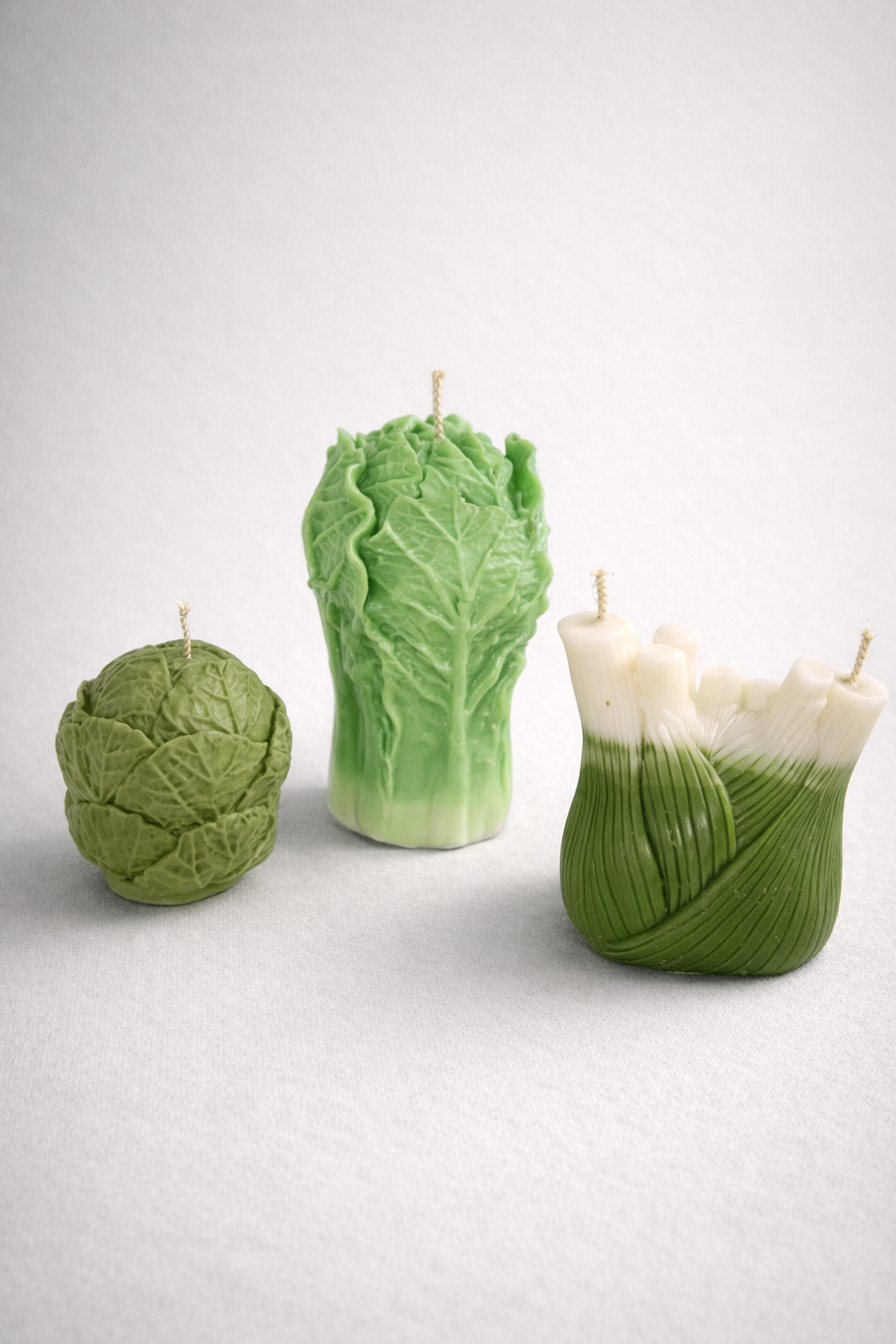 Vegetable Candle Set – Hyper-Realistic Food Shaped Candles | Toppers, Kitchen Decor 820g Pillar