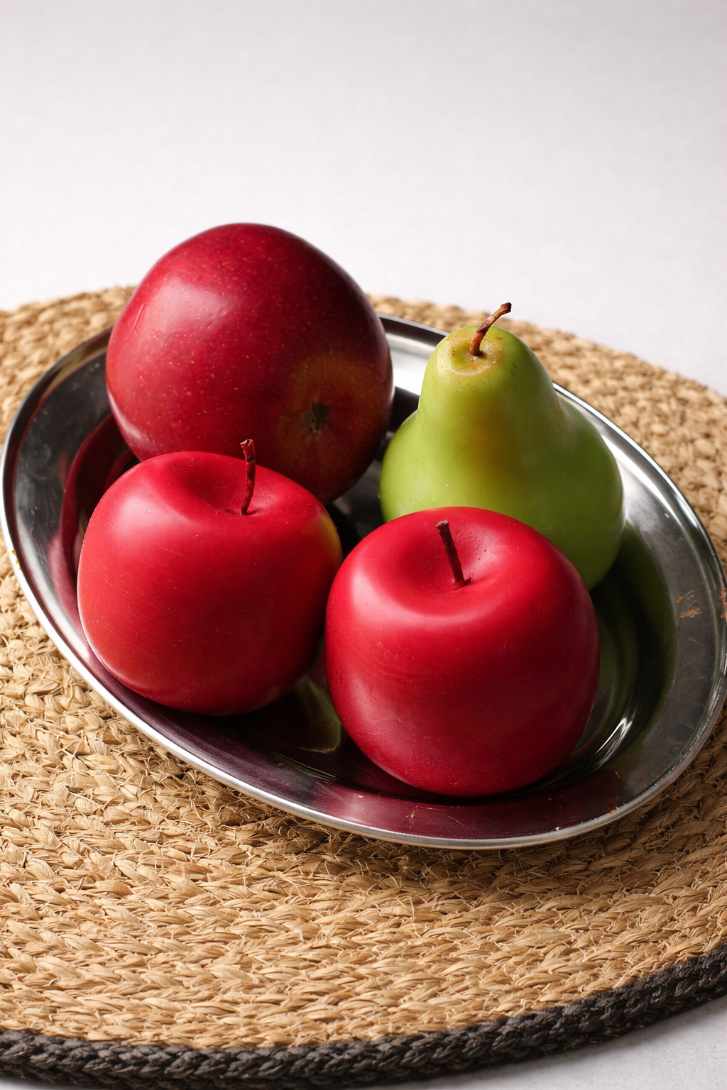 Handmade Fruit  Candles : 100% Soy wax,  Farmhouse Decor, Apple, Pear