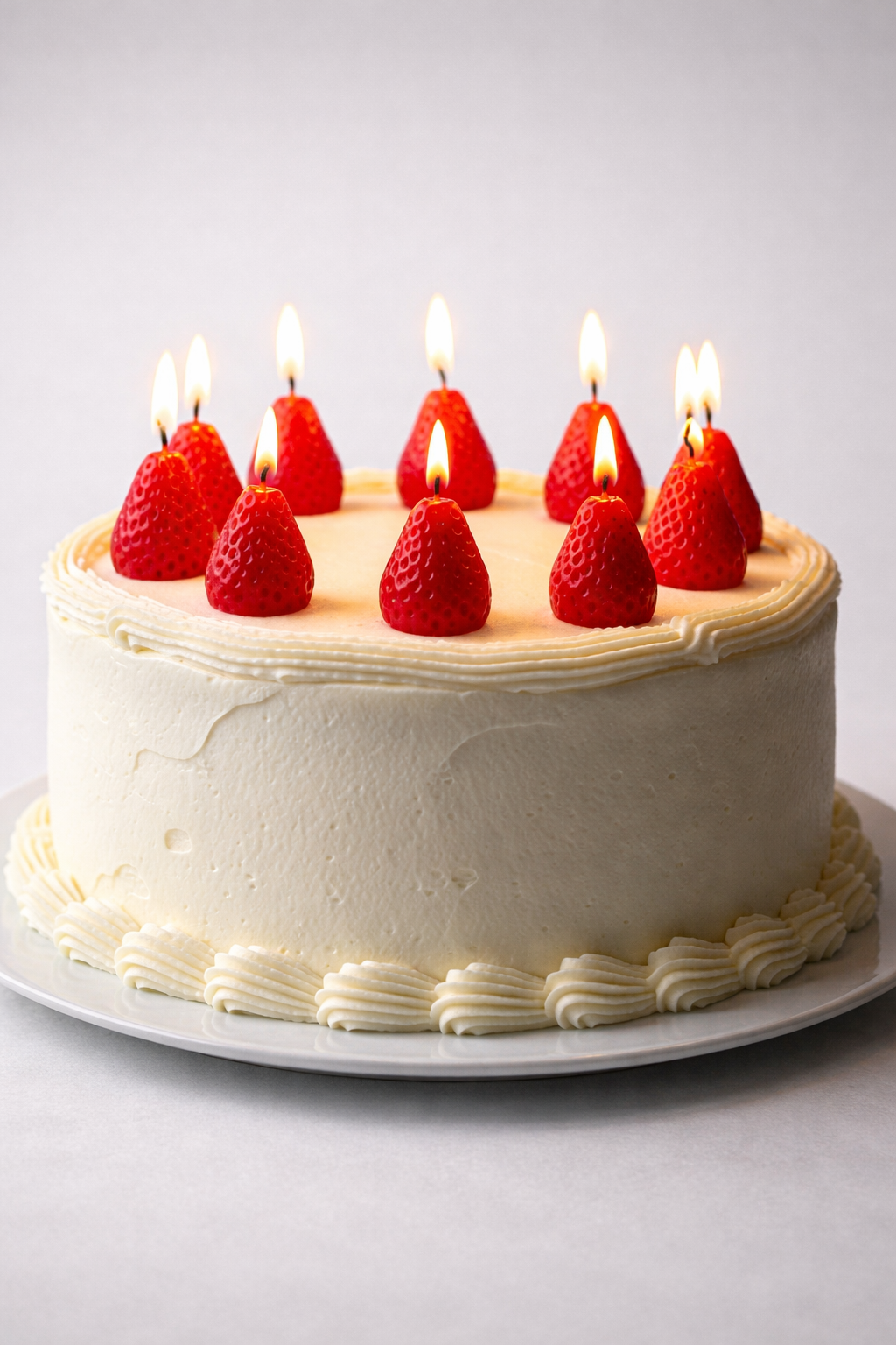 Strawberry Candles: Handmade Soy Wax Fruit Toppers