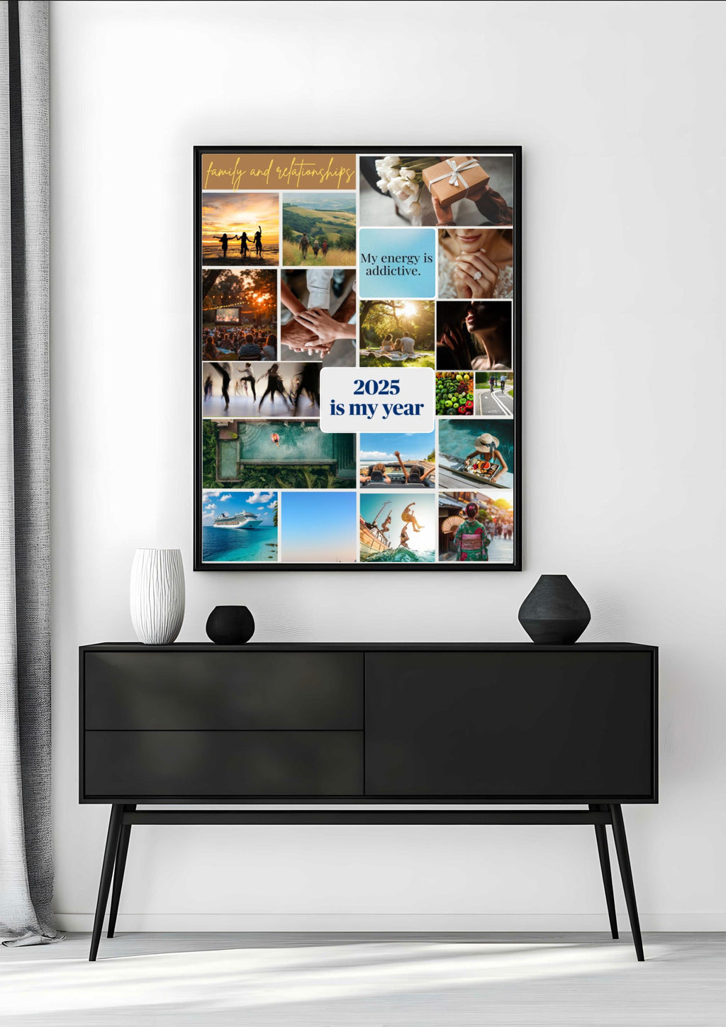 2026 Vision Board Kit: A2 Poster, Photo Cards & Affirmations