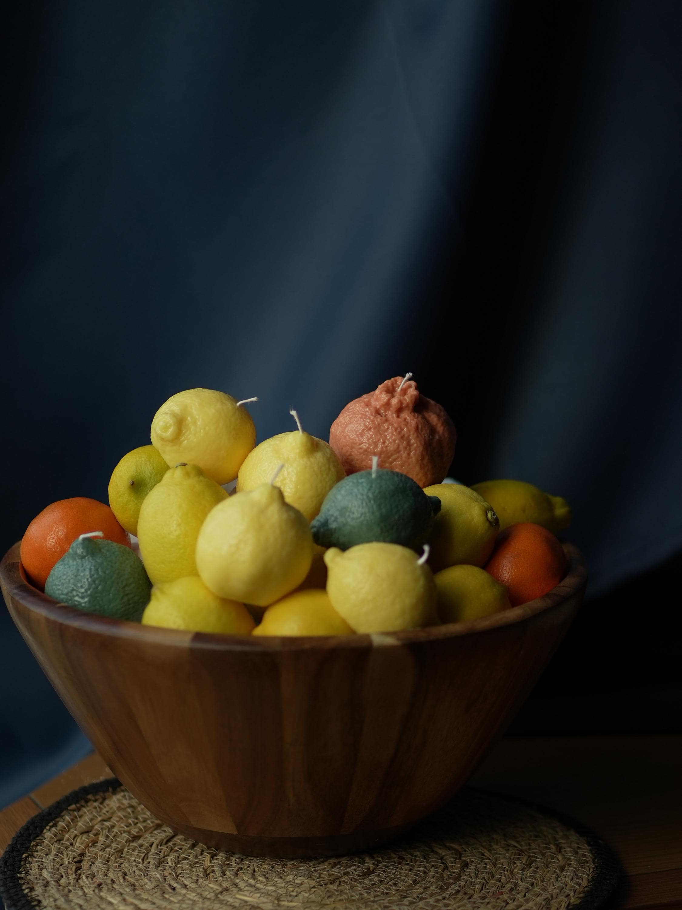 Handmade Lemon & Lime Soy Candle: Citrus Fruit Aroma, 65g