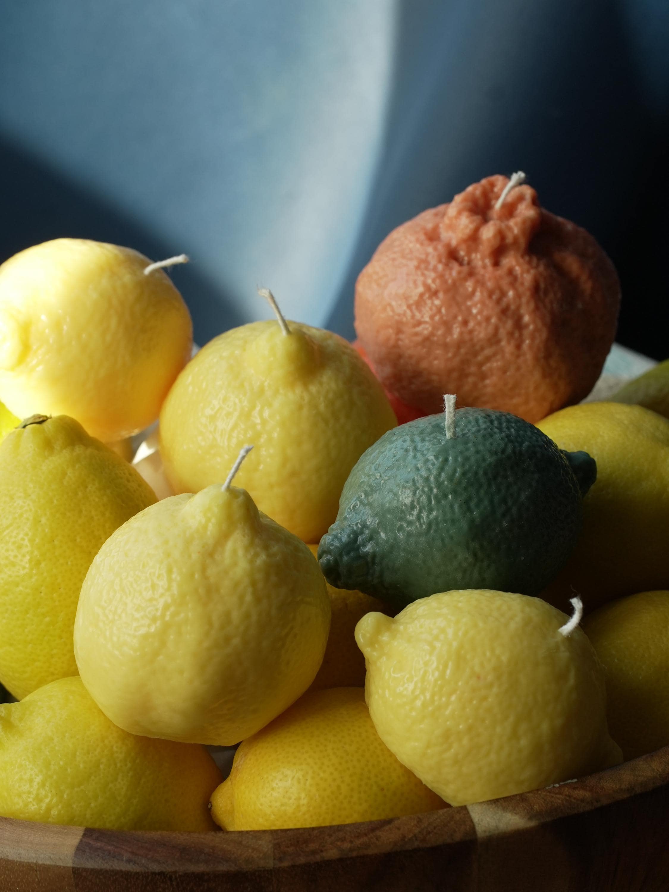 Handmade Lemon & Lime Soy Candle: Citrus Fruit Aroma, 65g