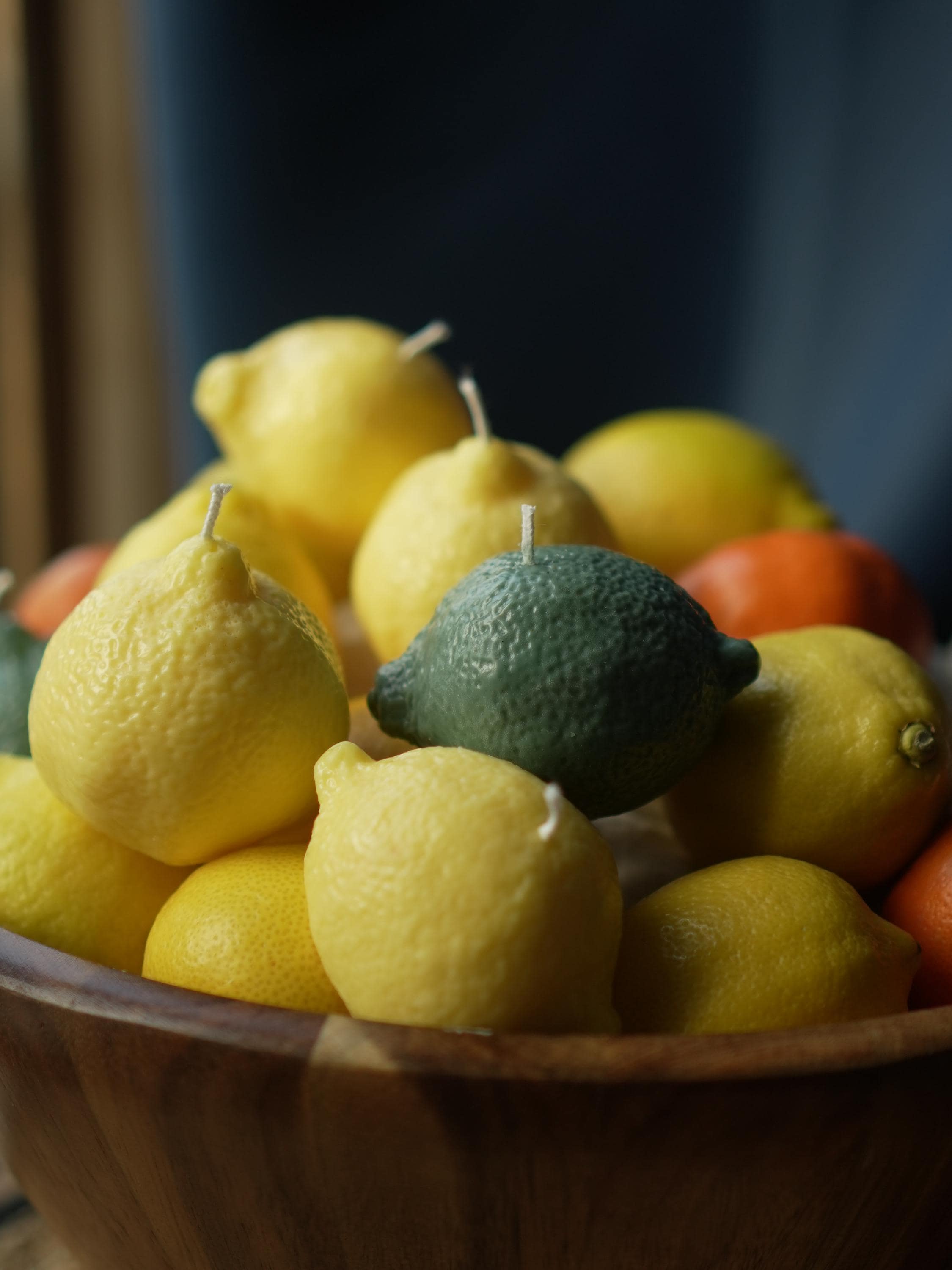 Handmade Lemon & Lime Soy Candle: Citrus Fruit Aroma, 65g