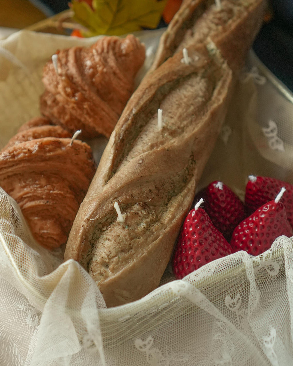 Bakery Candle Handmade 100% soy Croissant   - Scented or Unscented