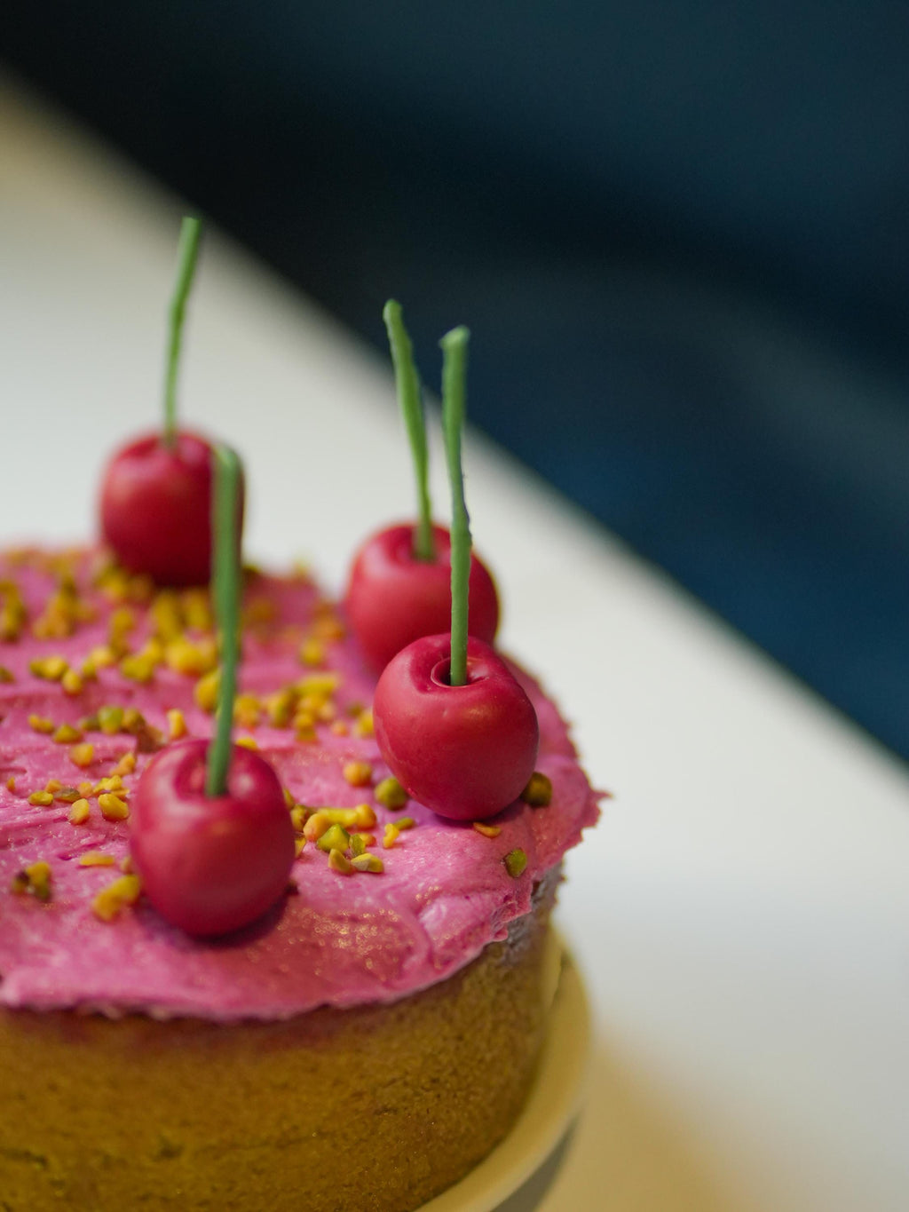 Cherry Candles: Handmade Soy Wax Party Toppers - Set of 3 or 8