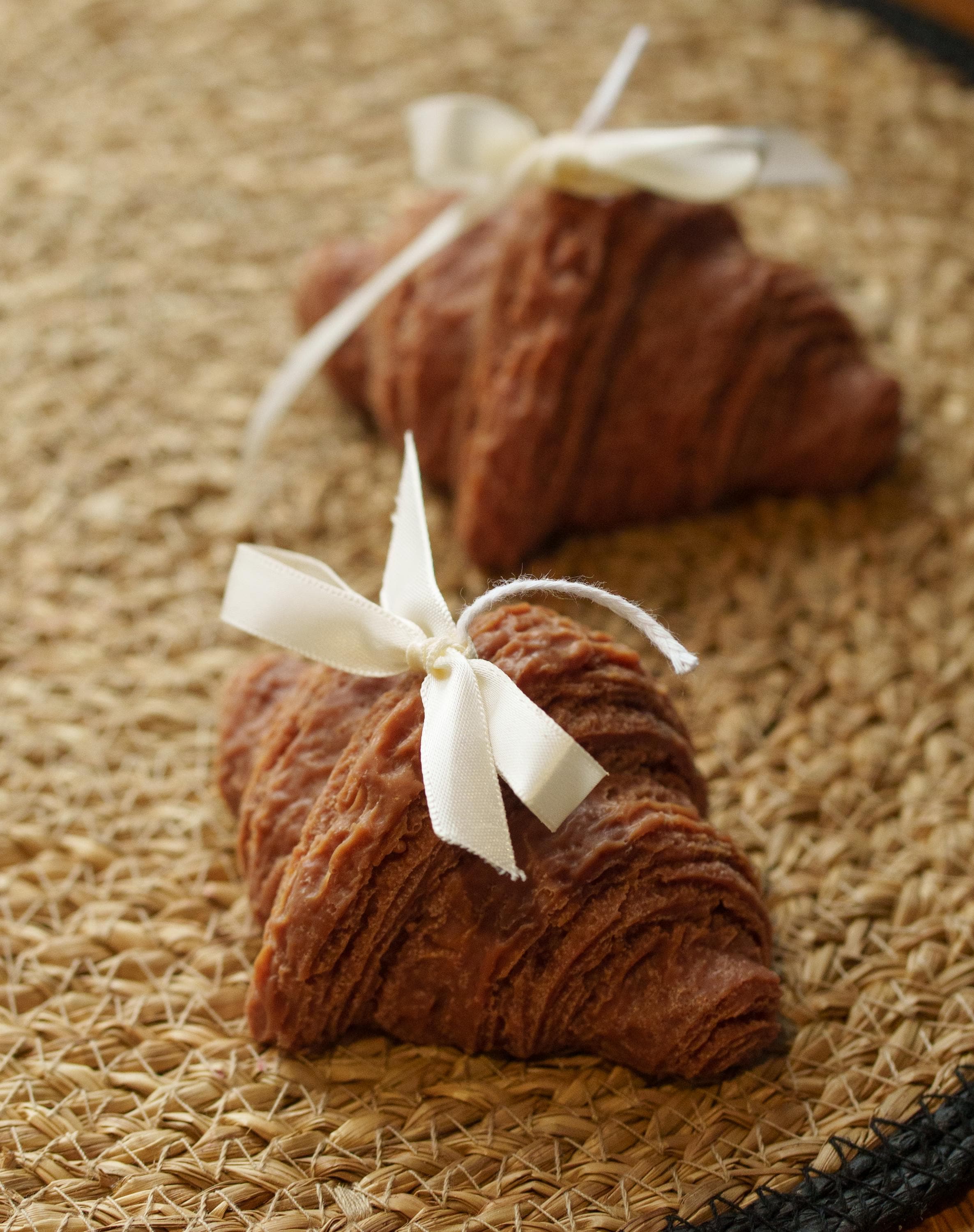 Bakery Candle Handmade 100% soy Croissant   - Scented or Unscented