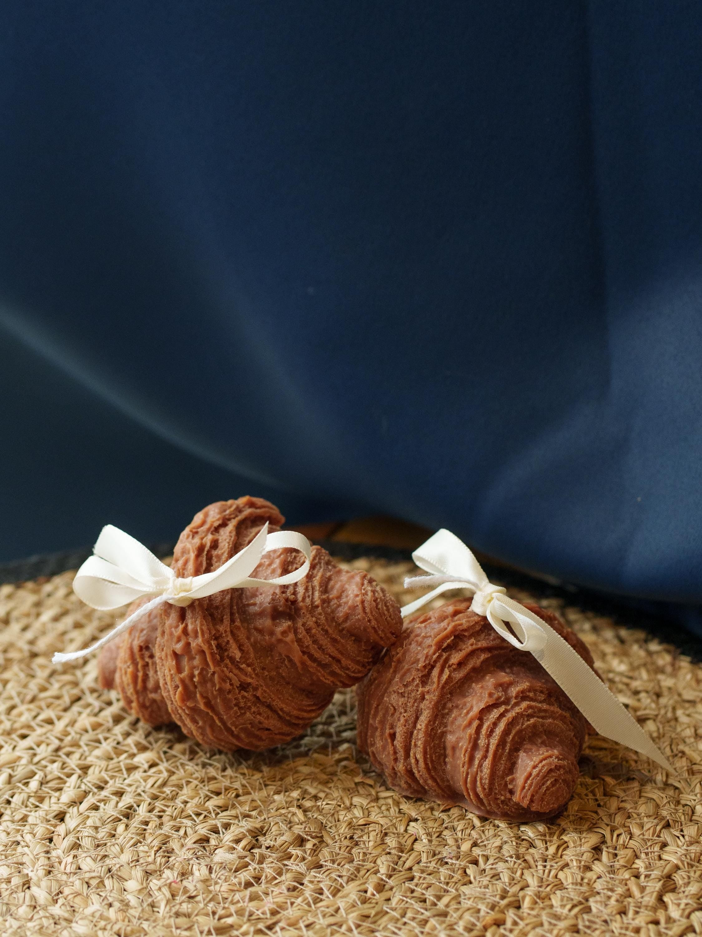 Bakery Candle Handmade 100% soy Croissant   - Scented or Unscented