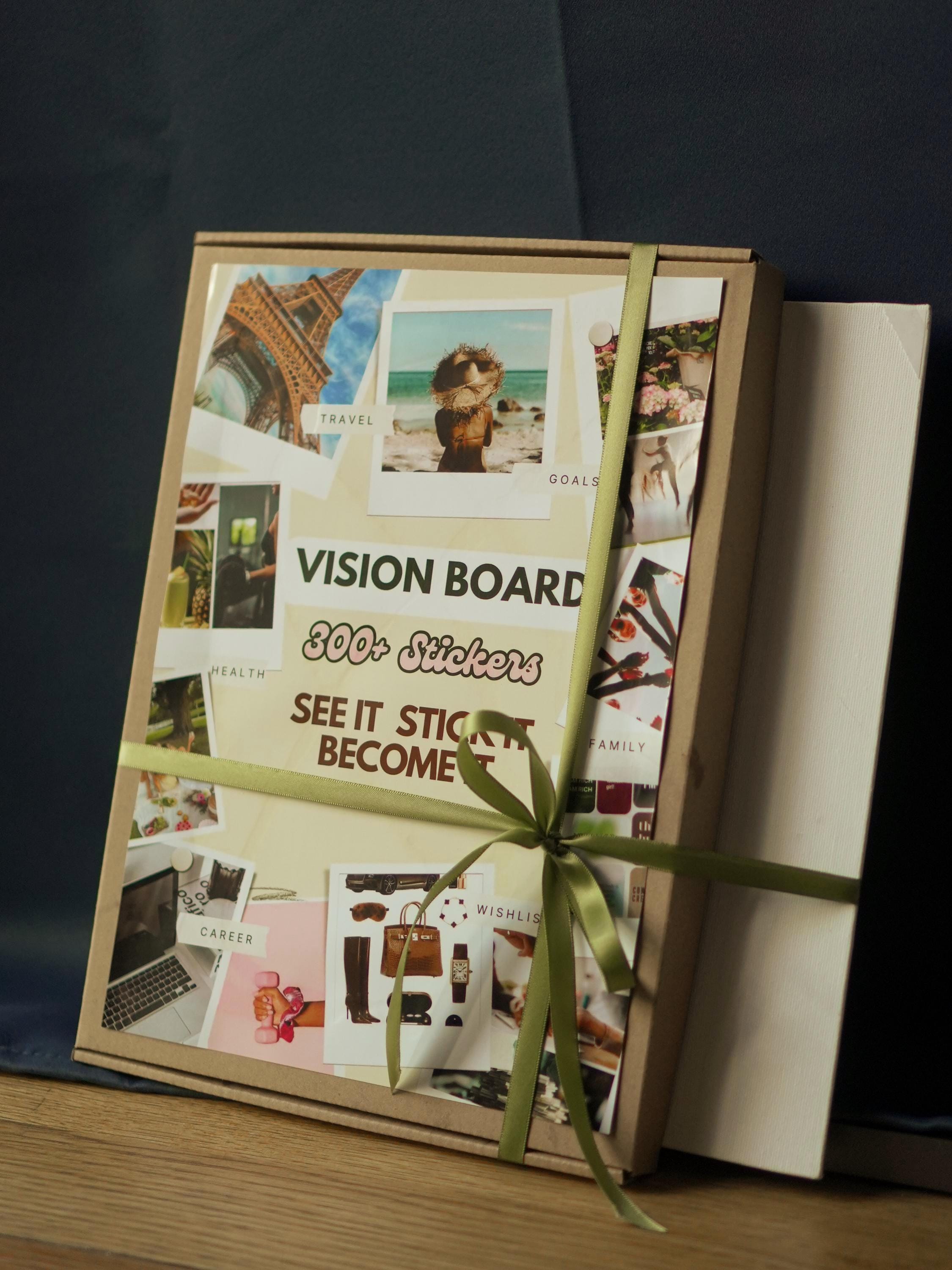 300+ Sticker Vision Board Kit: Dream Board Supplies 2026