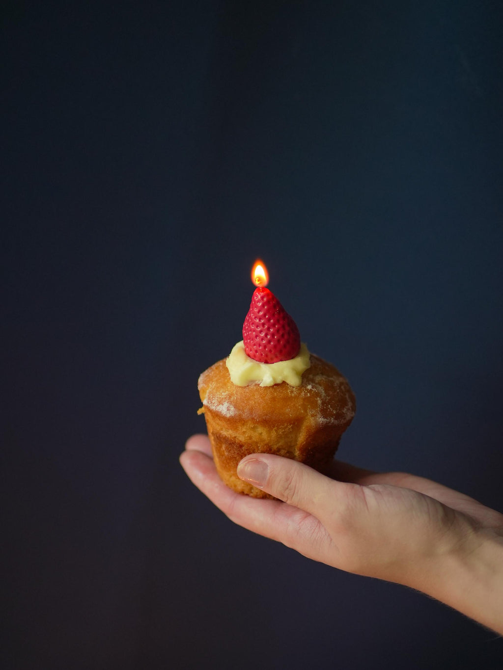 Strawberry Candles: Handmade Soy Wax Fruit Toppers