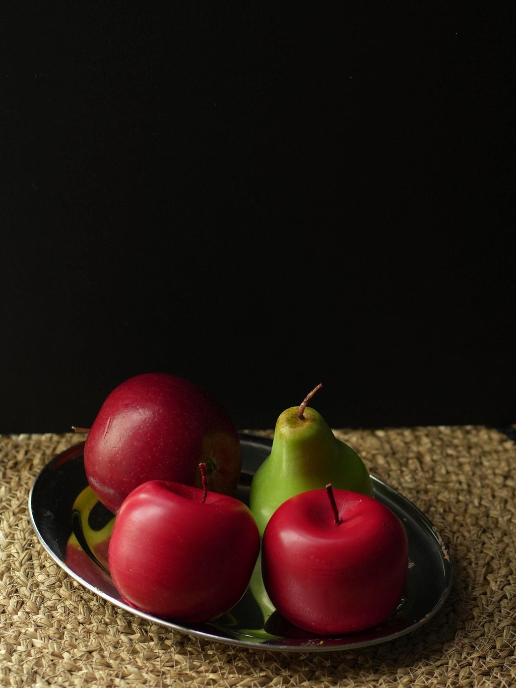 Handmade Fruit  Candles : 100% Soy wax,  Farmhouse Decor, Apple, Pear